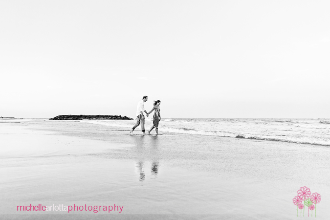 asbury park beach new jersey engagement session