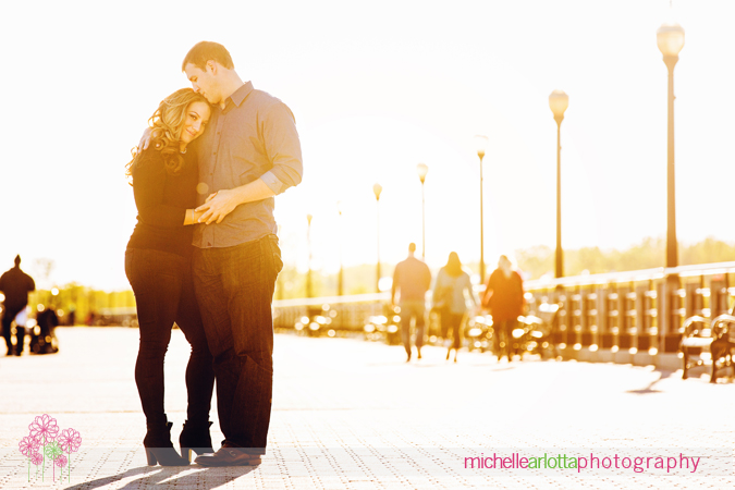 liberty state park engagement session