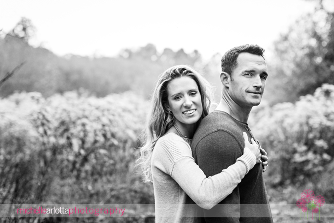 new jersey fall engagement session