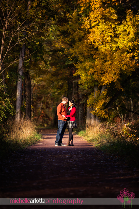 colonial park new jersey engagement session