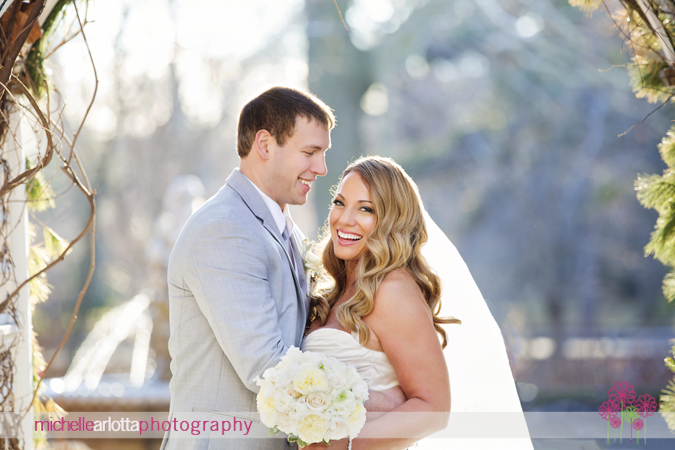 nanina's in the park winter wedding bride and groom portraits