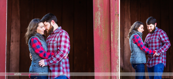 winter engagement session Tinicum park bucks county pennslyvania