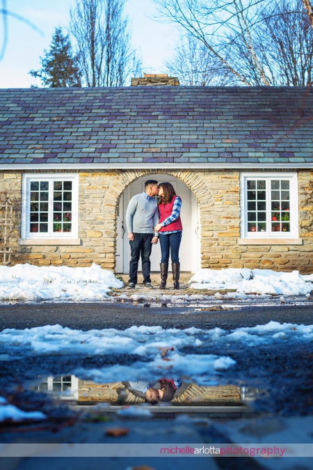 New Jersey winter engagement session