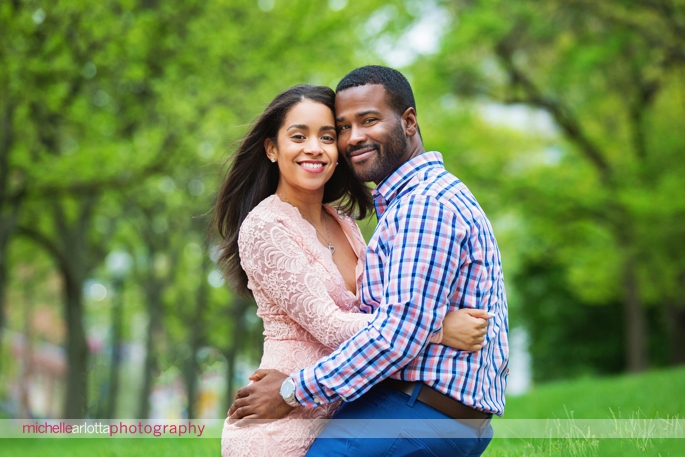 New Brunswick New Jersey spring engagement session