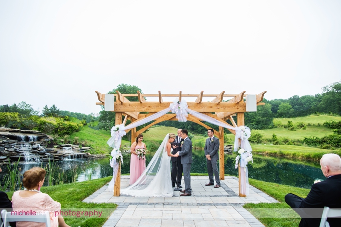 Bear Brook Valley New Jersey outdoor wedding ceremony