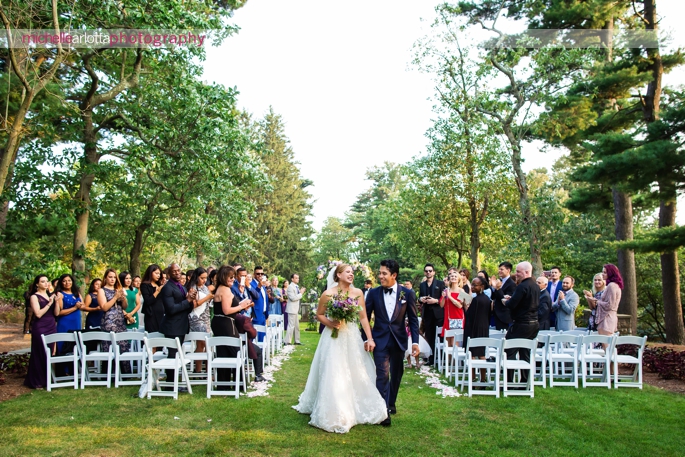 skylands manor NJ wedding photography outdoor wedding ceremony