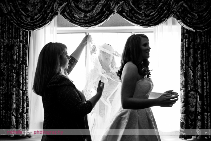 Madison Hotel NJ Wedding bride prep