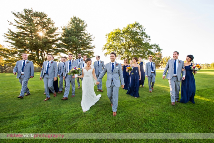 Berkshire hills country club bridal party pic