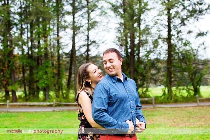 buck's county pa fall engagement session michelle Arlotta photography