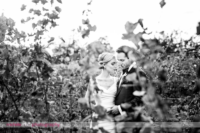 elegant bride and groom at brotherhood winery wedding in the Hudson valley, ny by New Jersey wedding photographer michelle Arlotta photography