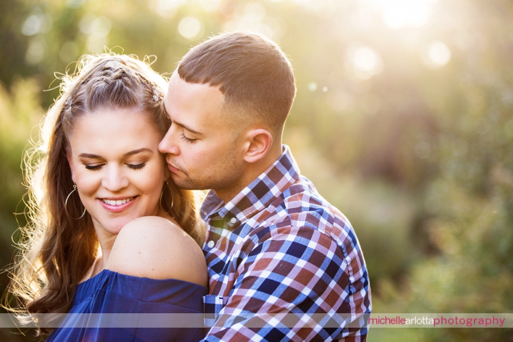 bear brook valley couple fall engagement session in Frenchtown New Jersey michelle Arlotta photography