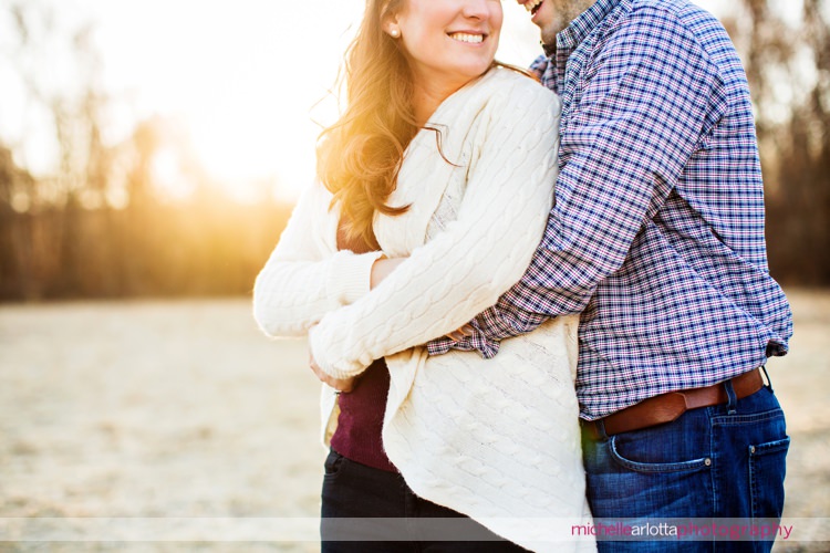 winter engagement session with New Jersey wedding photographer Michelle arlotta