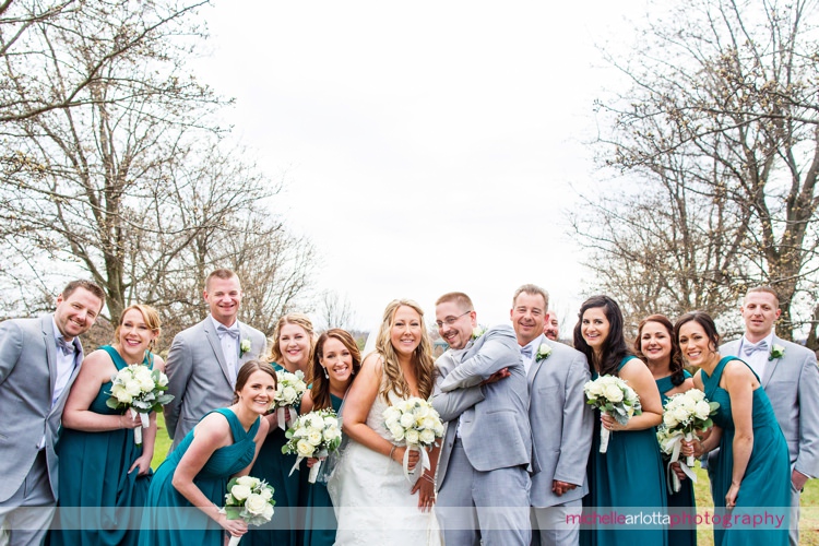 New Jersey grand marquis wedding bridal party