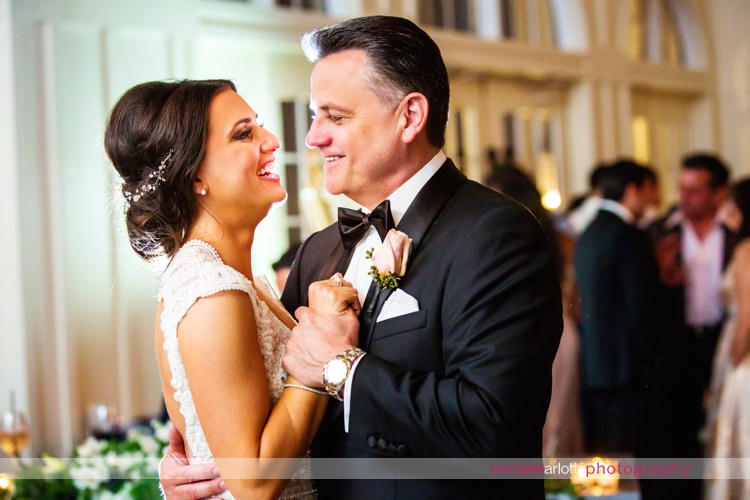 bride dances with her father at landmark venues wedding