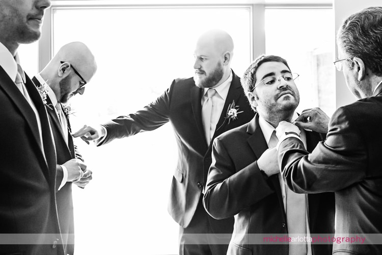 New Jersey groom prep photography