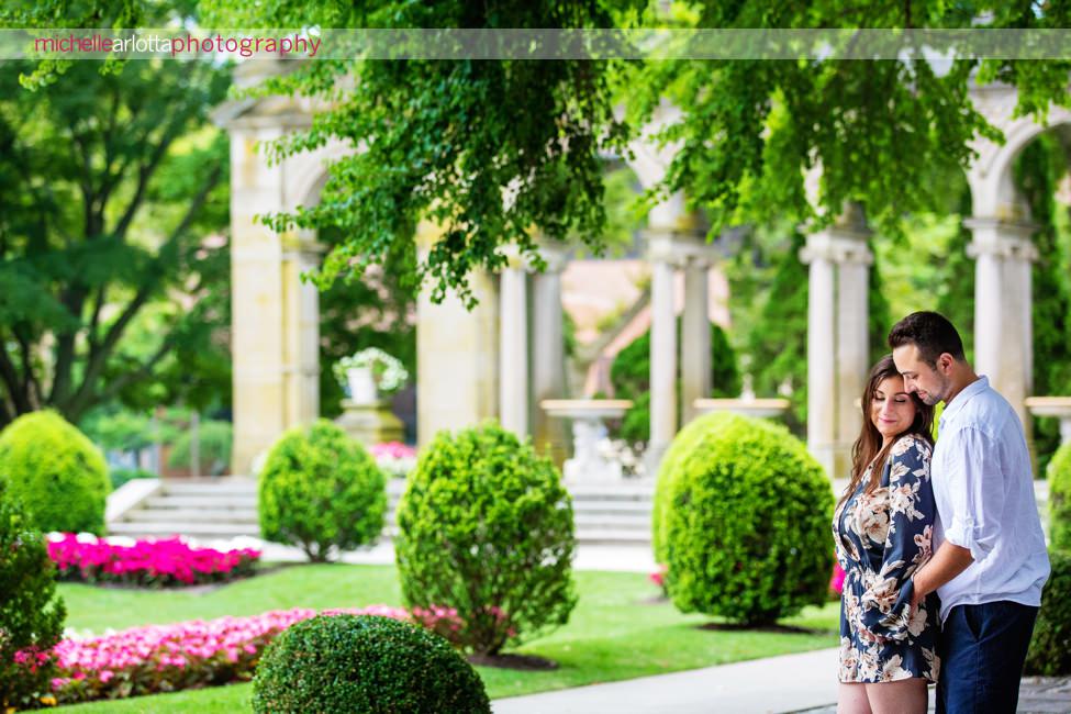 michele and lawrence Monmouth university engagement session
