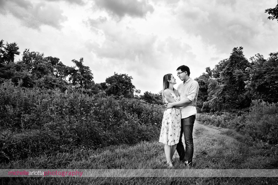 hotel du village couple in hunterdon county New Jersey for engagement session