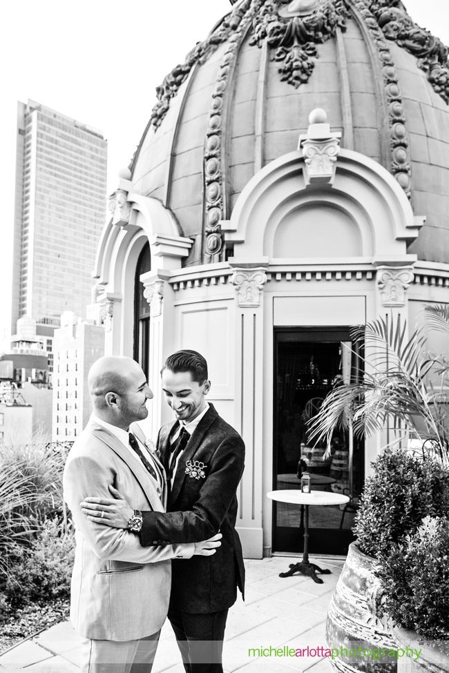 New York city nomad hotel Felix and Matthew engagement party