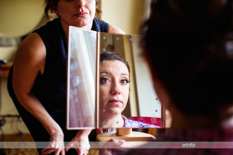 lodge at stirling ridge stone house nj wedding bride prep