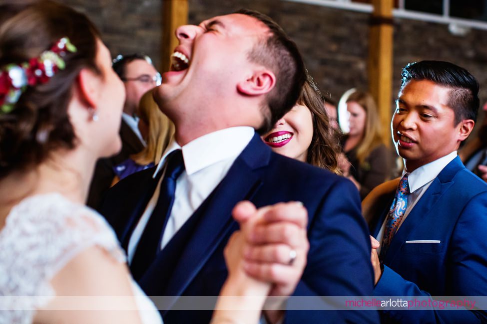 lodge at stirling ridge stone house NJ wedding photographer reception