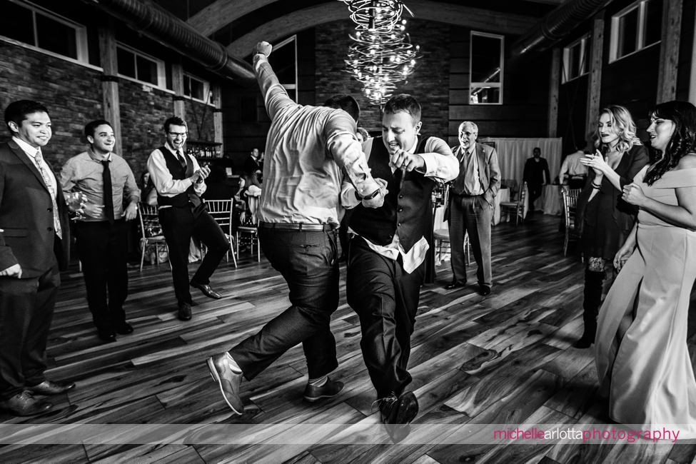 lodge at stirling ridge stone house NJ wedding photographer reception