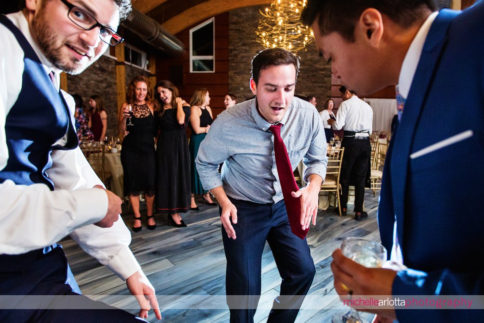 landmark venues lodge at stirling ridge stone house NJ wedding photographer reception