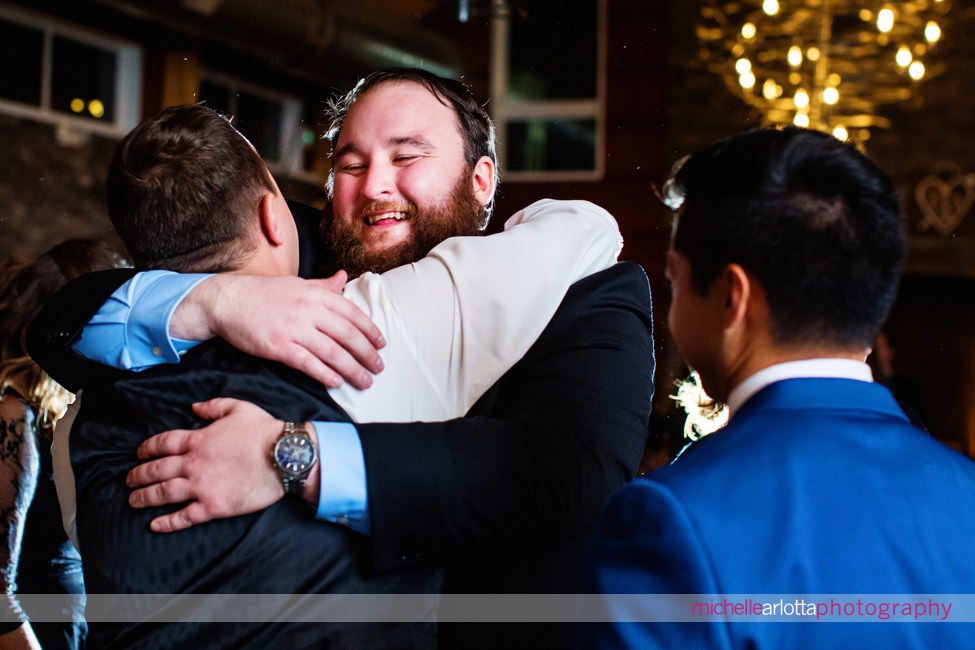 landmark venues lodge at stirling ridge stone house NJ wedding photographer reception