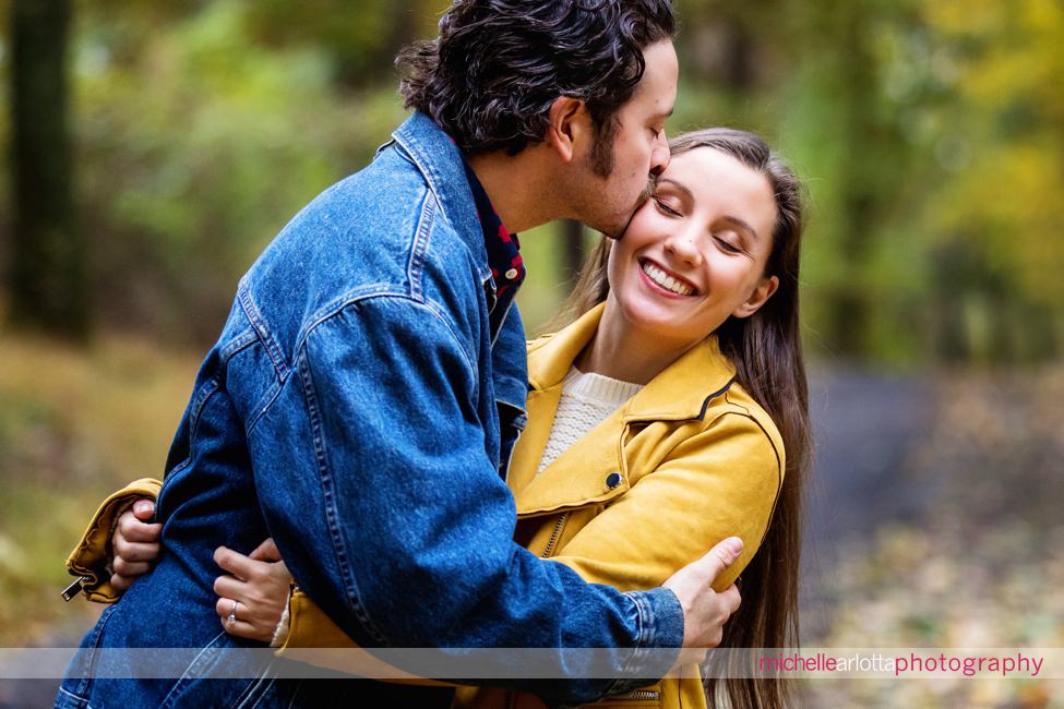 Bowman's Hill Tower Buck's County Pennsylvania wedding photographer engagement session