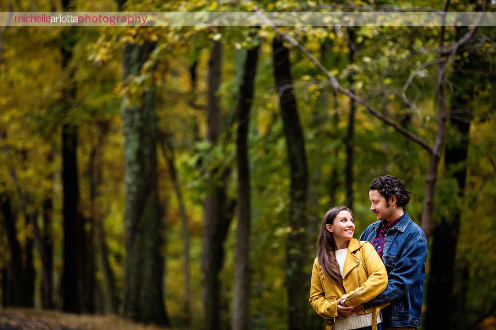 Bowman's Hill Tower Buck's County Pennsylvania wedding photographer engagement session