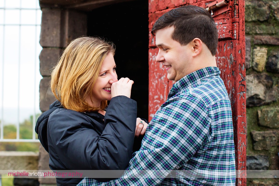 Bowman's Hill Tower Buck's County Pennsylvania wedding proposal