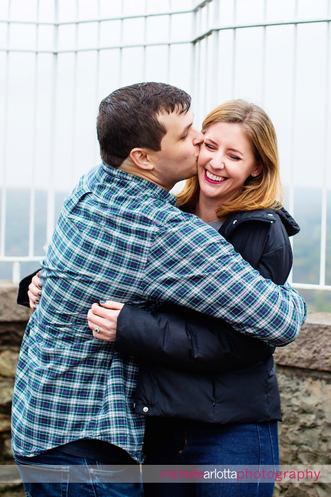 Bowman's Hill Tower Buck's County Pennsylvania wedding proposal