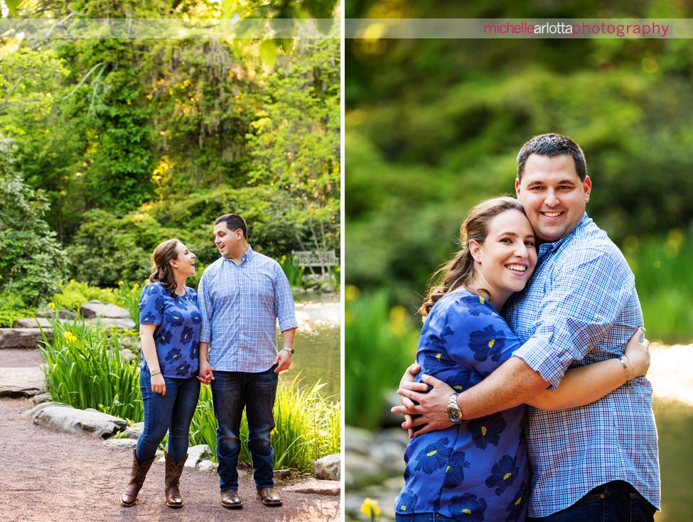 Sayen Gardens engagement session New Jersey