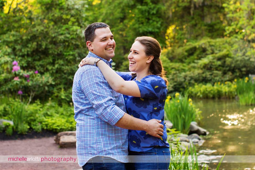 Sayen Gardens engagement session New Jersey