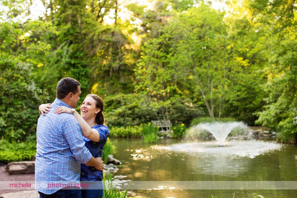 Sayen Gardens engagement session New Jersey