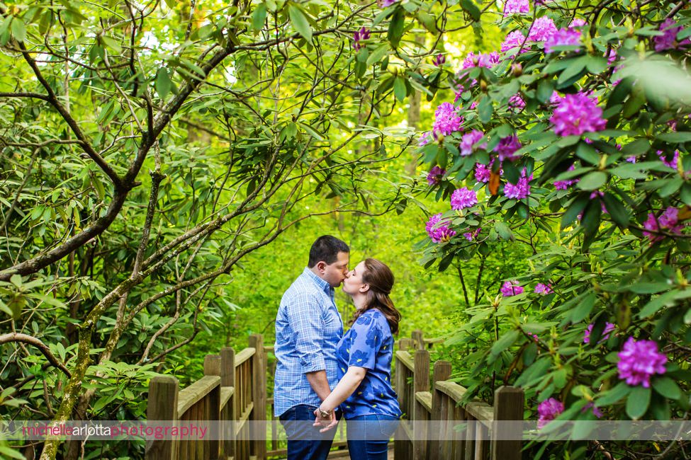 Sayen Gardens engagement session New Jersey