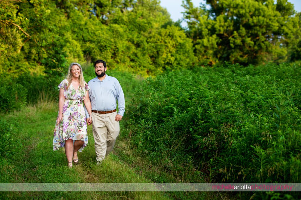 Frenchtown New Jersey mini-engagement session Ryland inn wedding