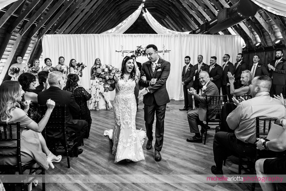Perona Farms indoor wedding ceremony nj
