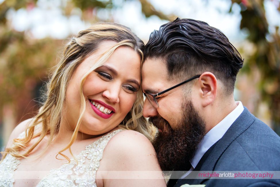 The manor NJ wedding bride and groom