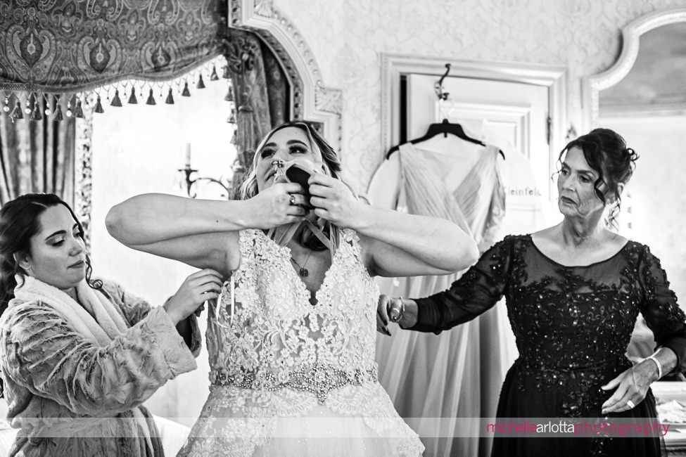 The manor NJ wedding bride prep