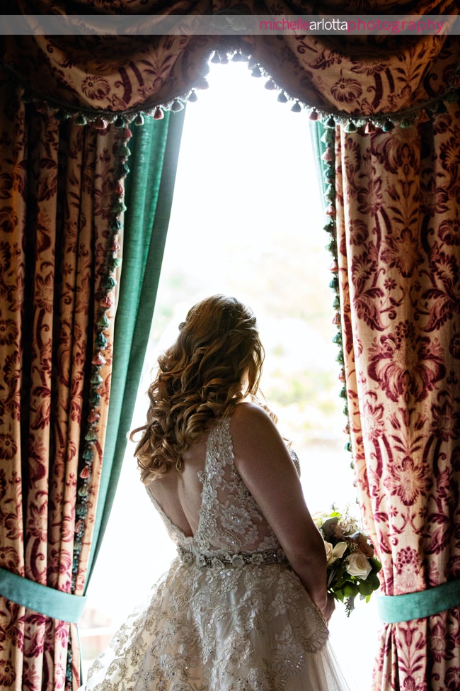 The manor NJ wedding bridal portrait