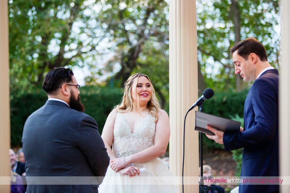 The manor NJ outdoor wedding ceremony