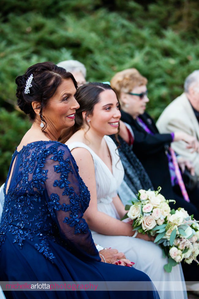 The manor NJ outdoor wedding ceremony