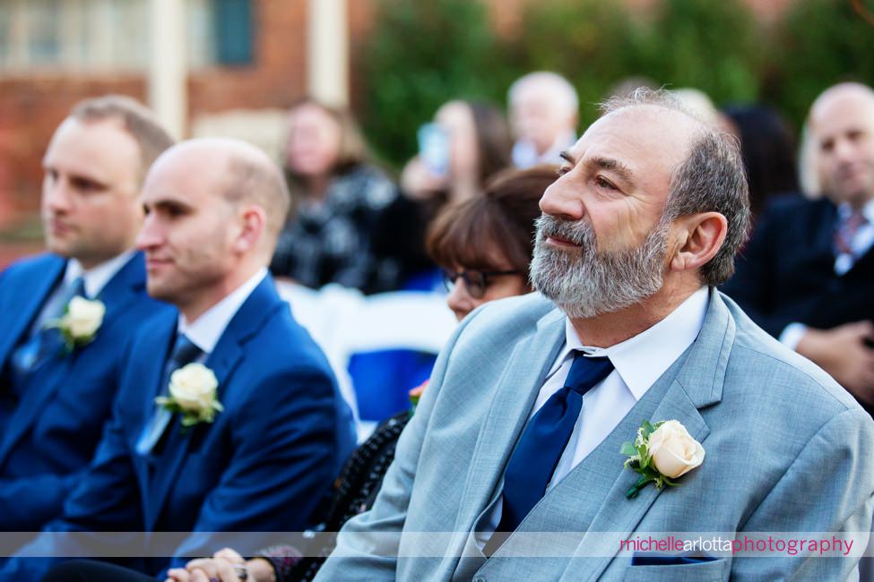 The manor NJ outdoor wedding ceremony