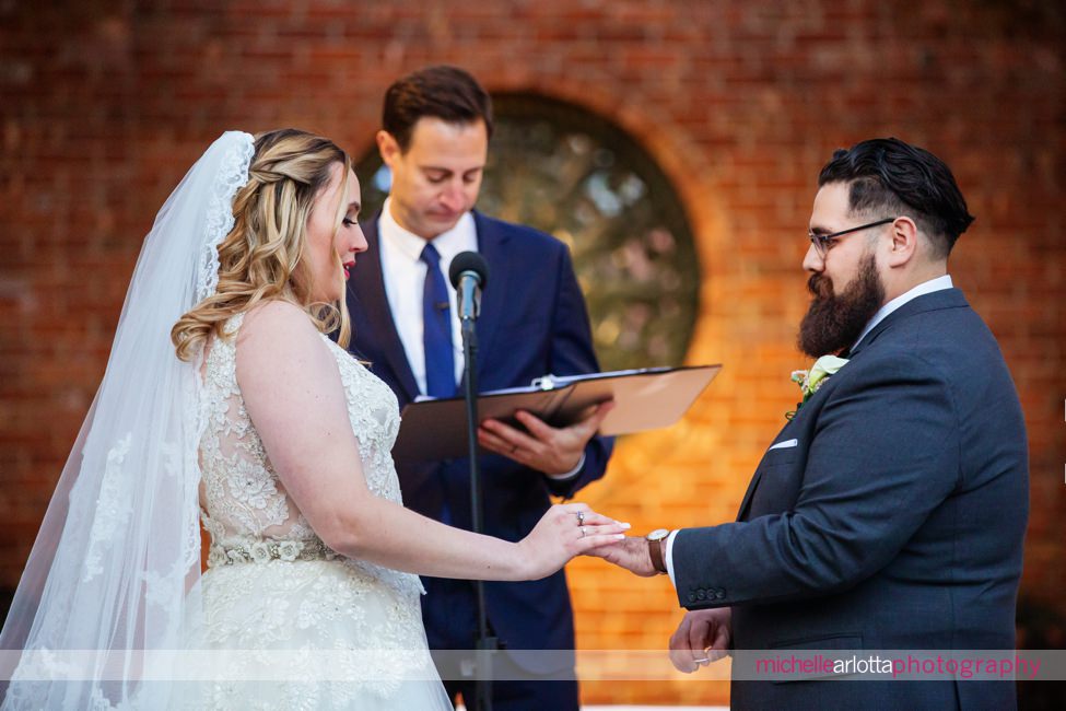 The manor NJ outdoor wedding ceremony