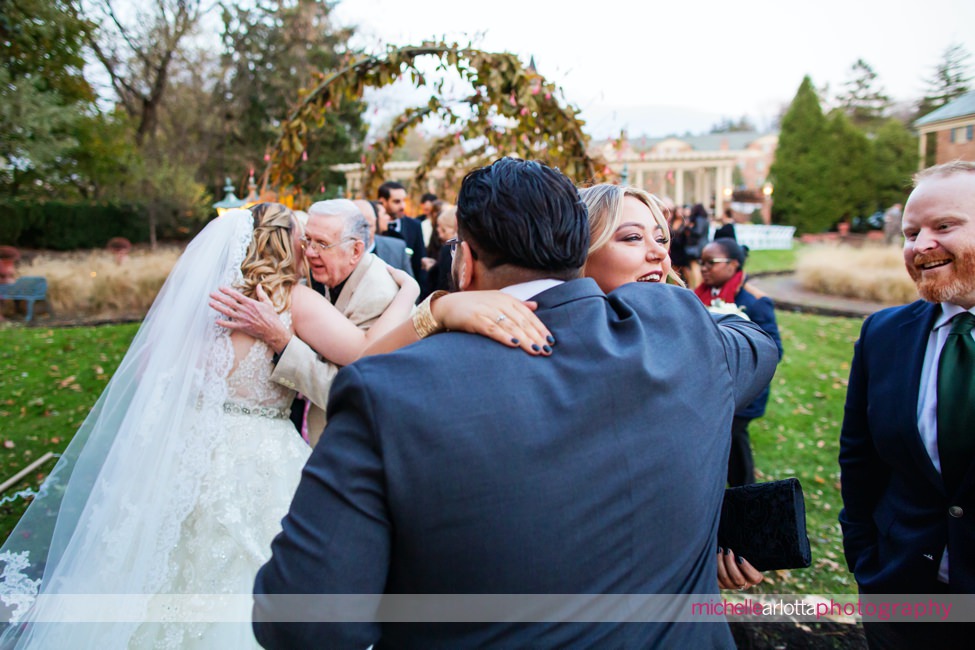 The manor NJ outdoor wedding ceremony