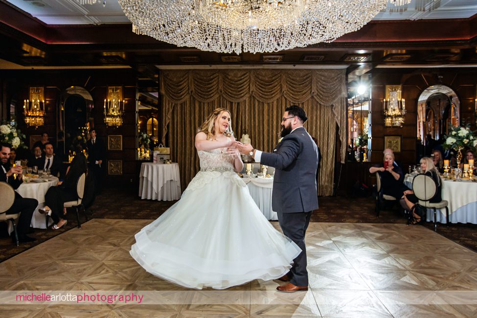 The manor NJ wedding reception first dance