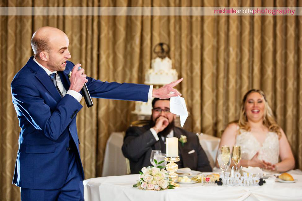 The manor NJ wedding toast