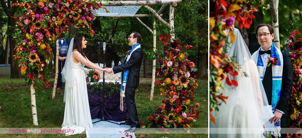 Montclair New Jersey Backyard elopement jewish wedding 