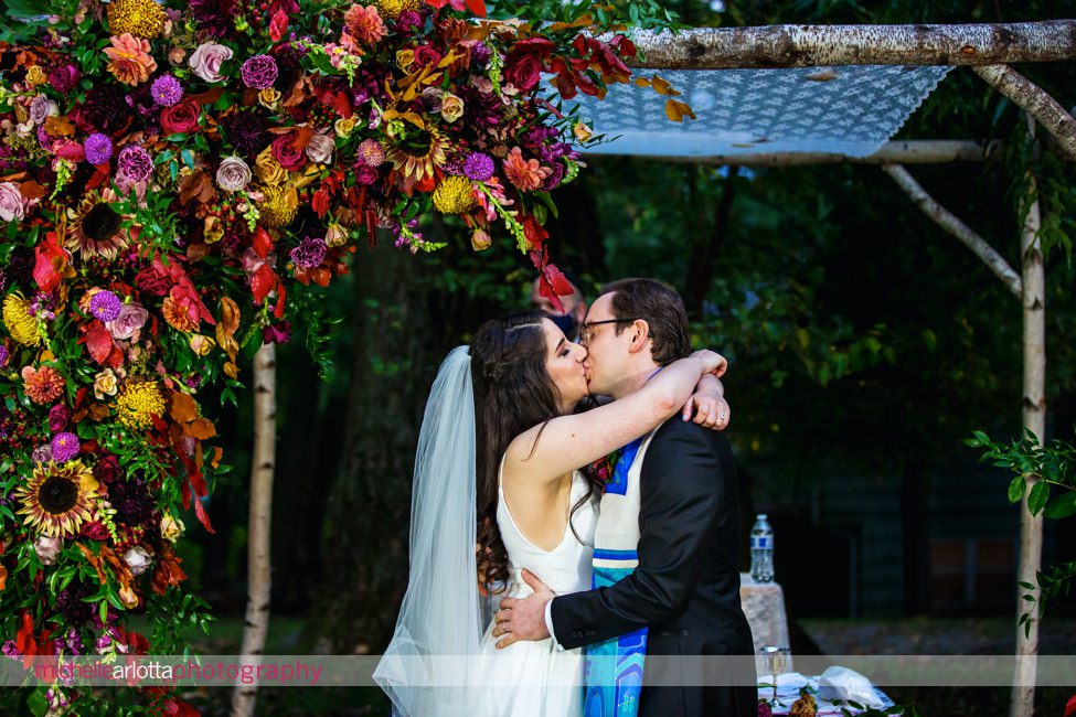 Montclair New Jersey Backyard elopement jewish wedding 