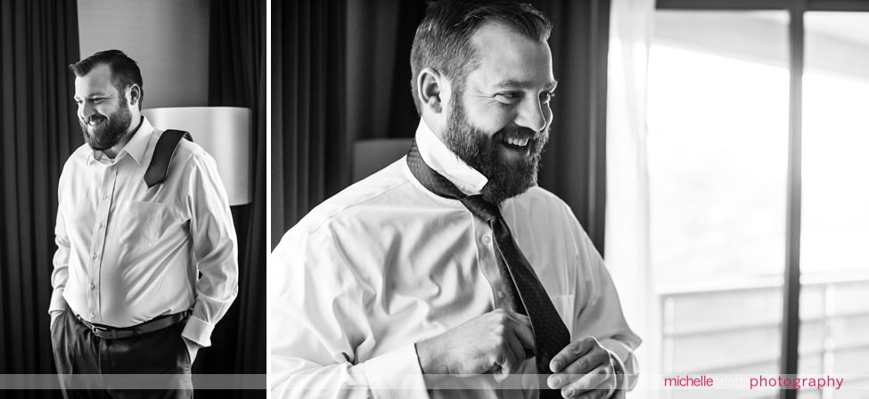 Desmond Hotel Malvern Pa Wedding groom prep